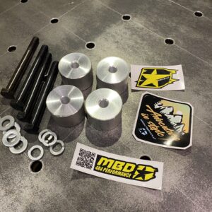 Volkswagen Touareg 02-10 rear suspension cradle drop spacers 30mm