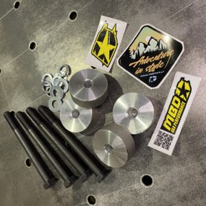 Volkswagen Touareg 02-10 front subframe drop spacers 25mm