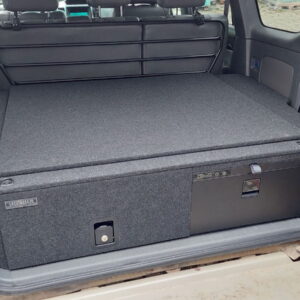 Expedition sleeping system for Toyota Land Cruiser 120 with fridge