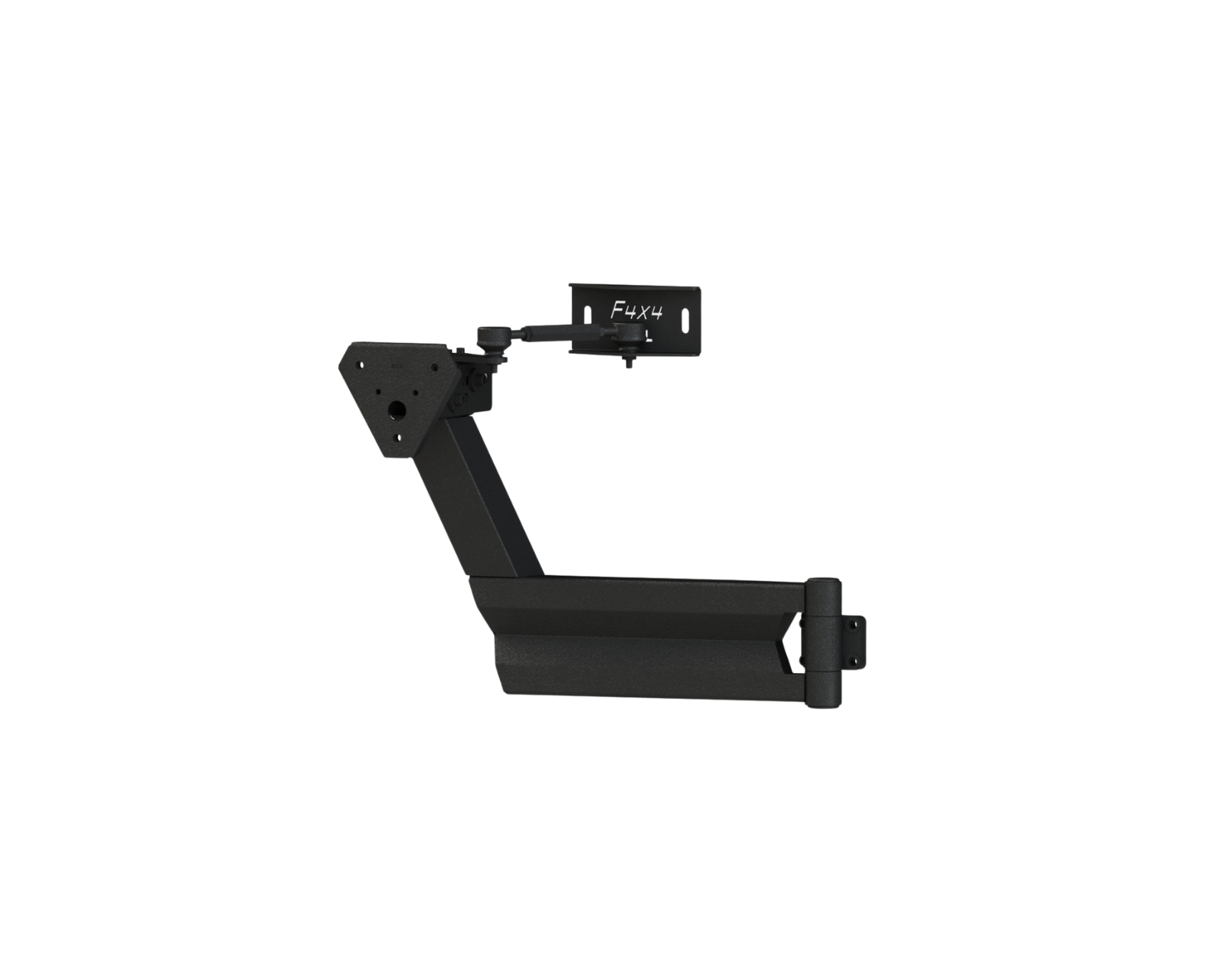 Hinge-mounted wheel carrier (version with spare wheel on tailgate) Toyota LCJ120 02-09