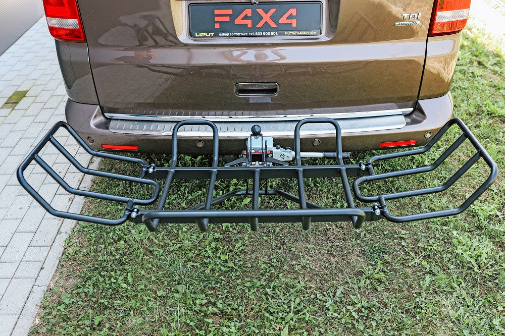 Cargo basket for tow hitch