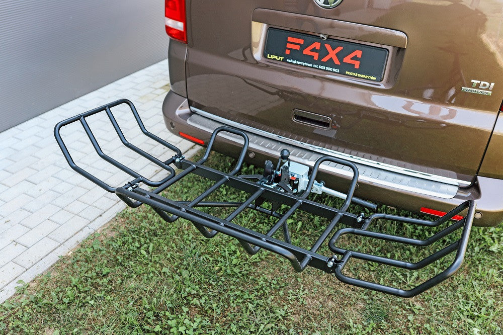 Cargo basket for tow hitch