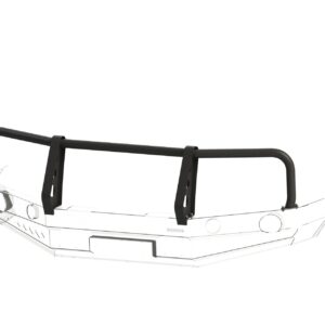 Bull bar for bumper Nissan Navara D40 10-14