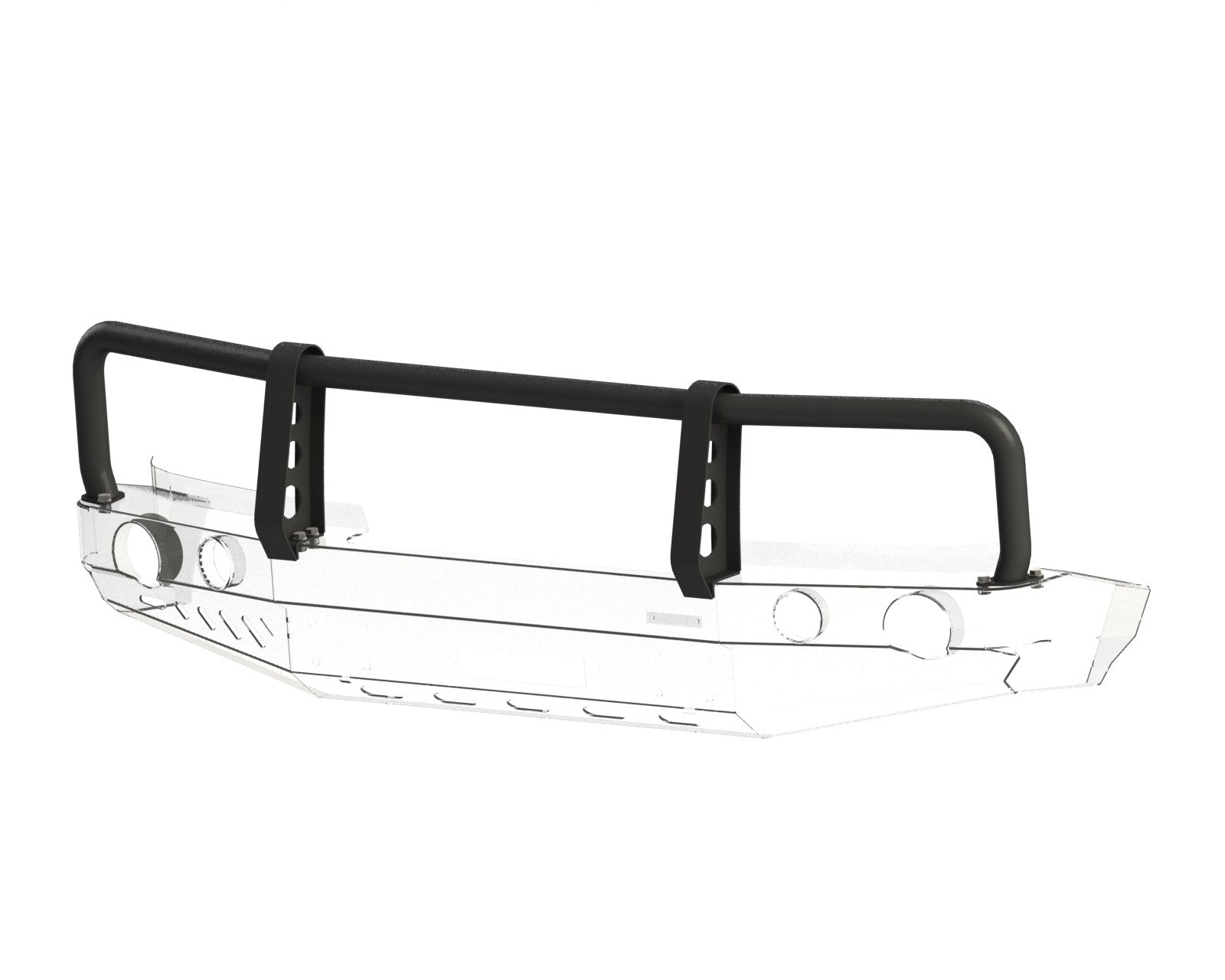 Bull bar for bumper Hyundai Galloper Innovation 98-03
