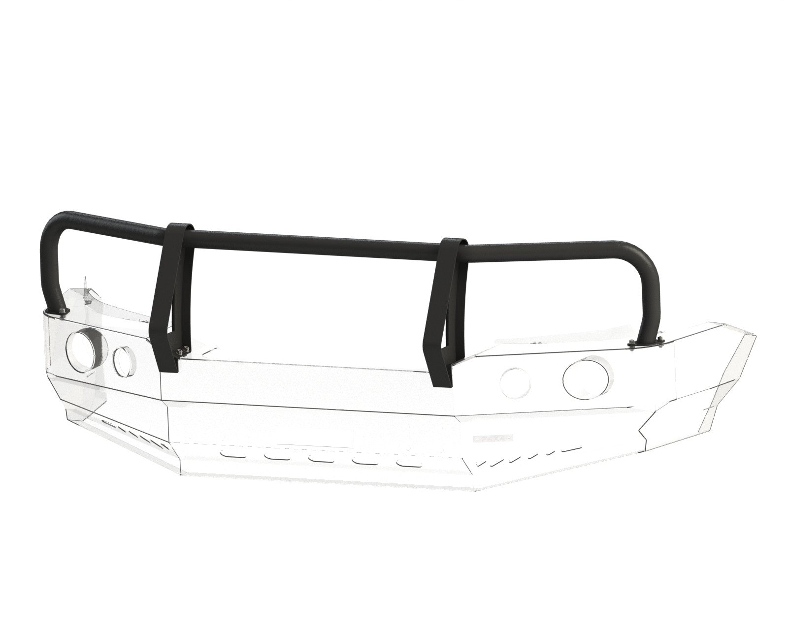 Bull bar for bumper Toyota Hilux 08-11