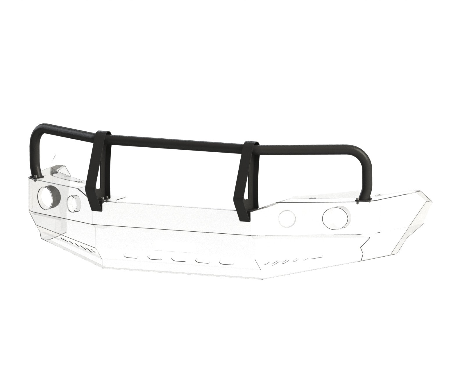 Bull bar for bumper Toyota Hilux 11-15