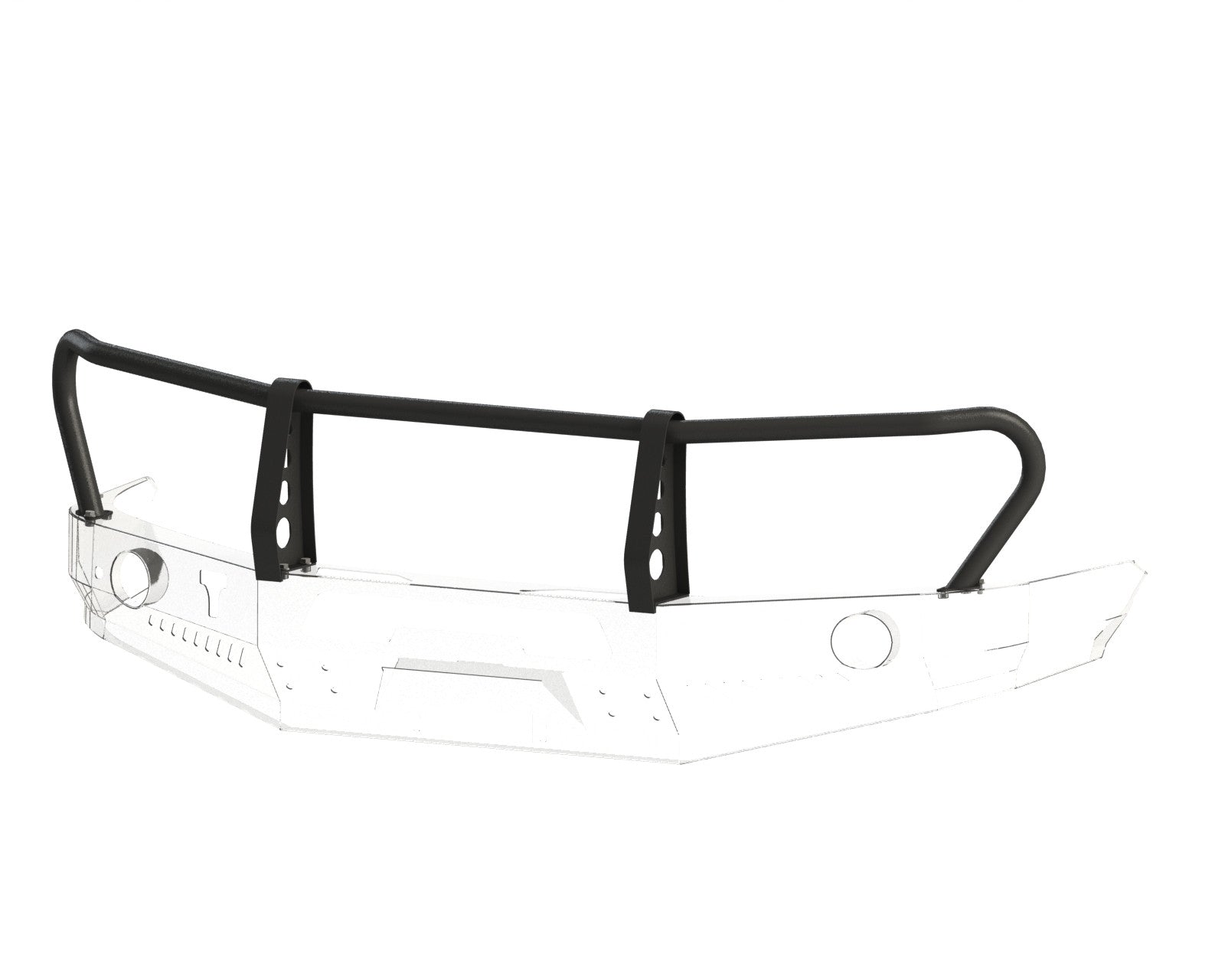 Bull bar for 10TH bumper Toyota LCJ200 2007-2015