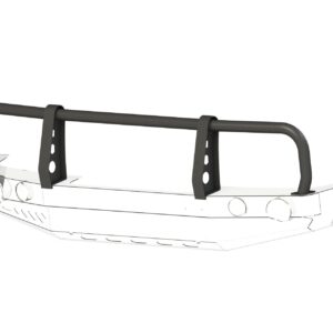 Bull bar for bumper with plastic flares Mitsubishi Pajero II 91-99