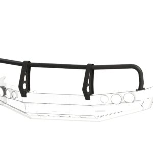 Bull bar for bumper Mitsubishi Pajero IV 06-15