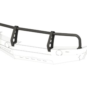 Bull bar for bumper Mitsubishi Pajero III 99-06