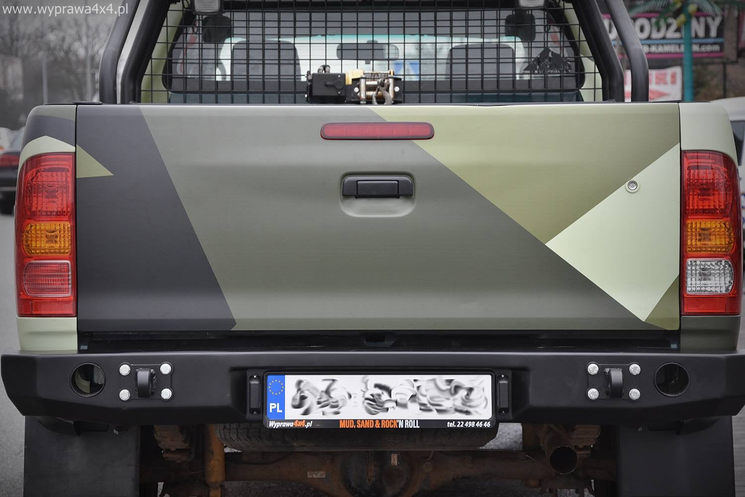 Rear bumper Toyota Hilux 05-15