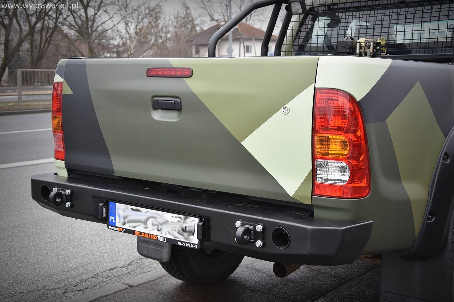 Rear bumper Toyota Hilux 05-15