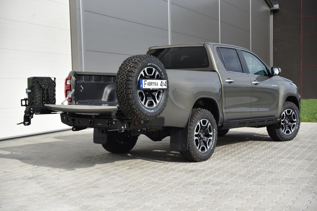Jerry can mount for modular arm Toyota Hilux Revo 2020-