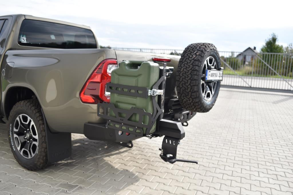 Jerry can mount for modular arm Toyota Hilux Revo 2020-