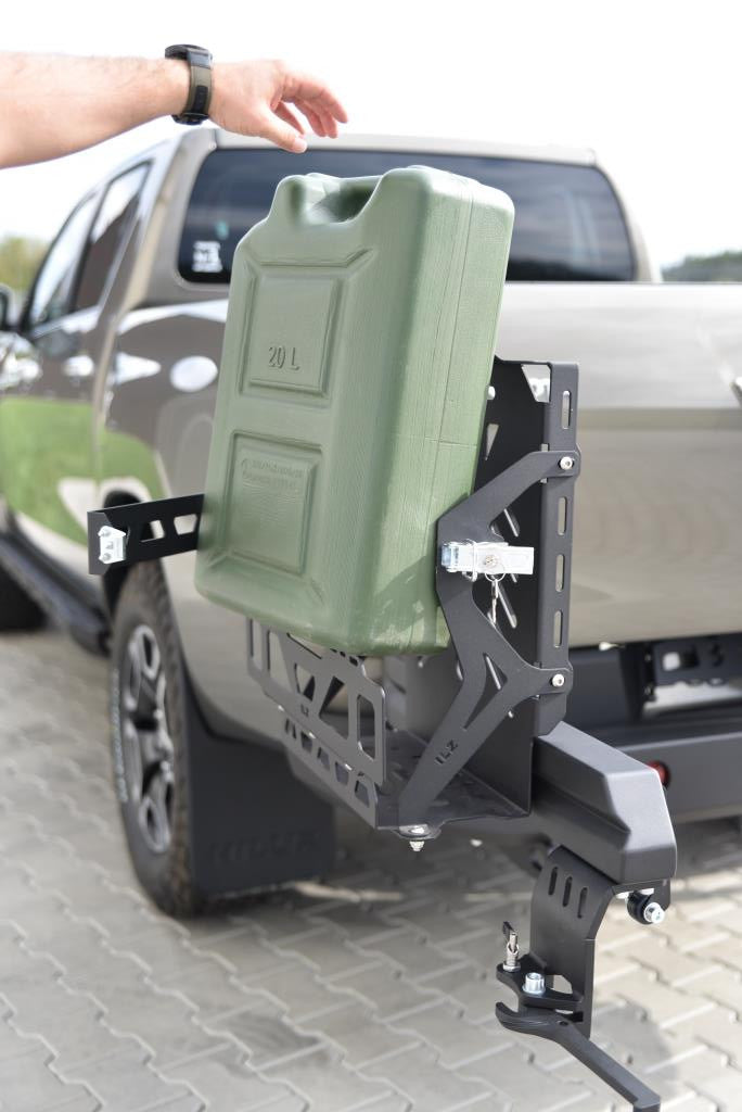 Jerry can mount for modular arm Toyota Hilux Revo 2020-
