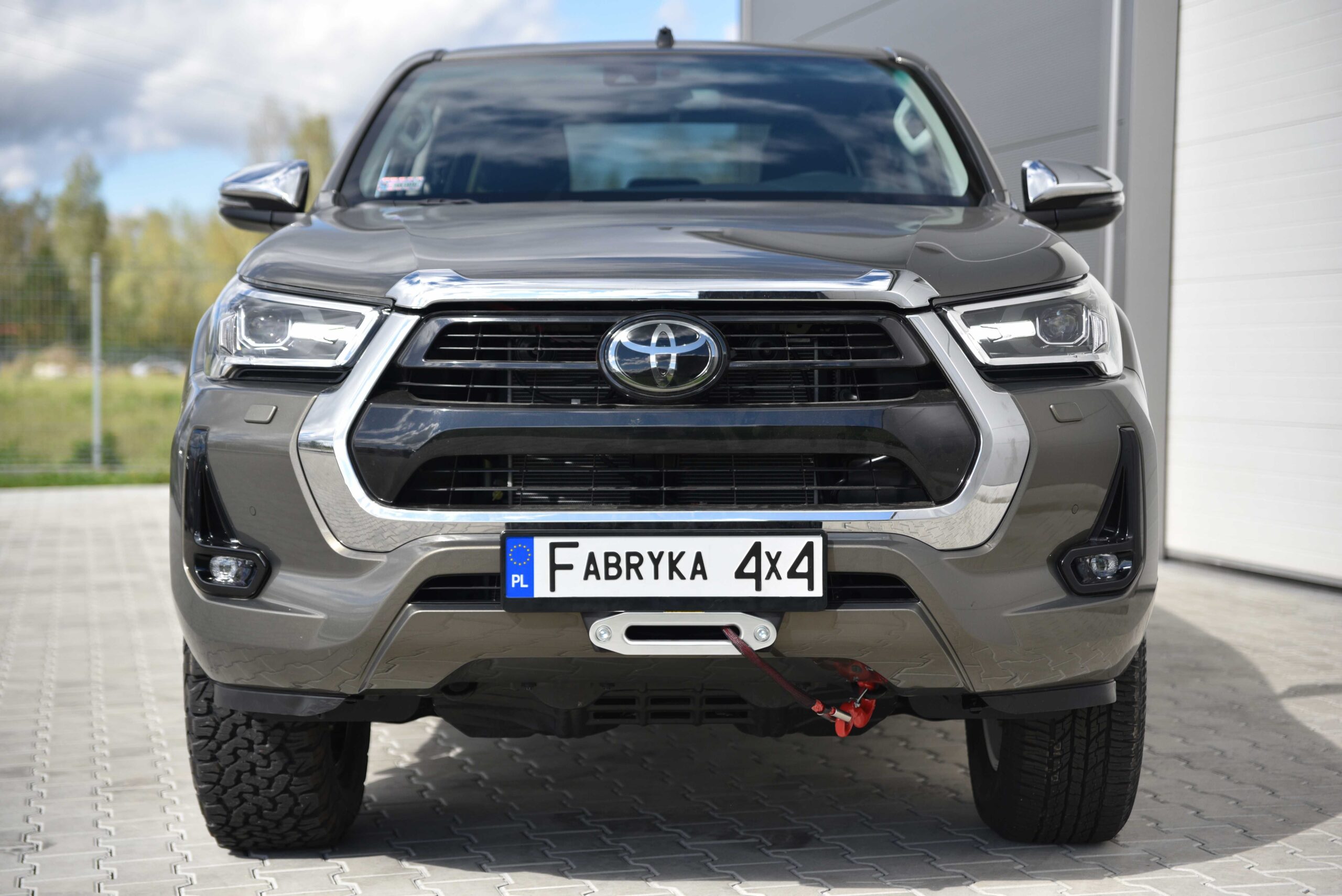 Winch mounting plate Toyota Hilux Revo 2020-