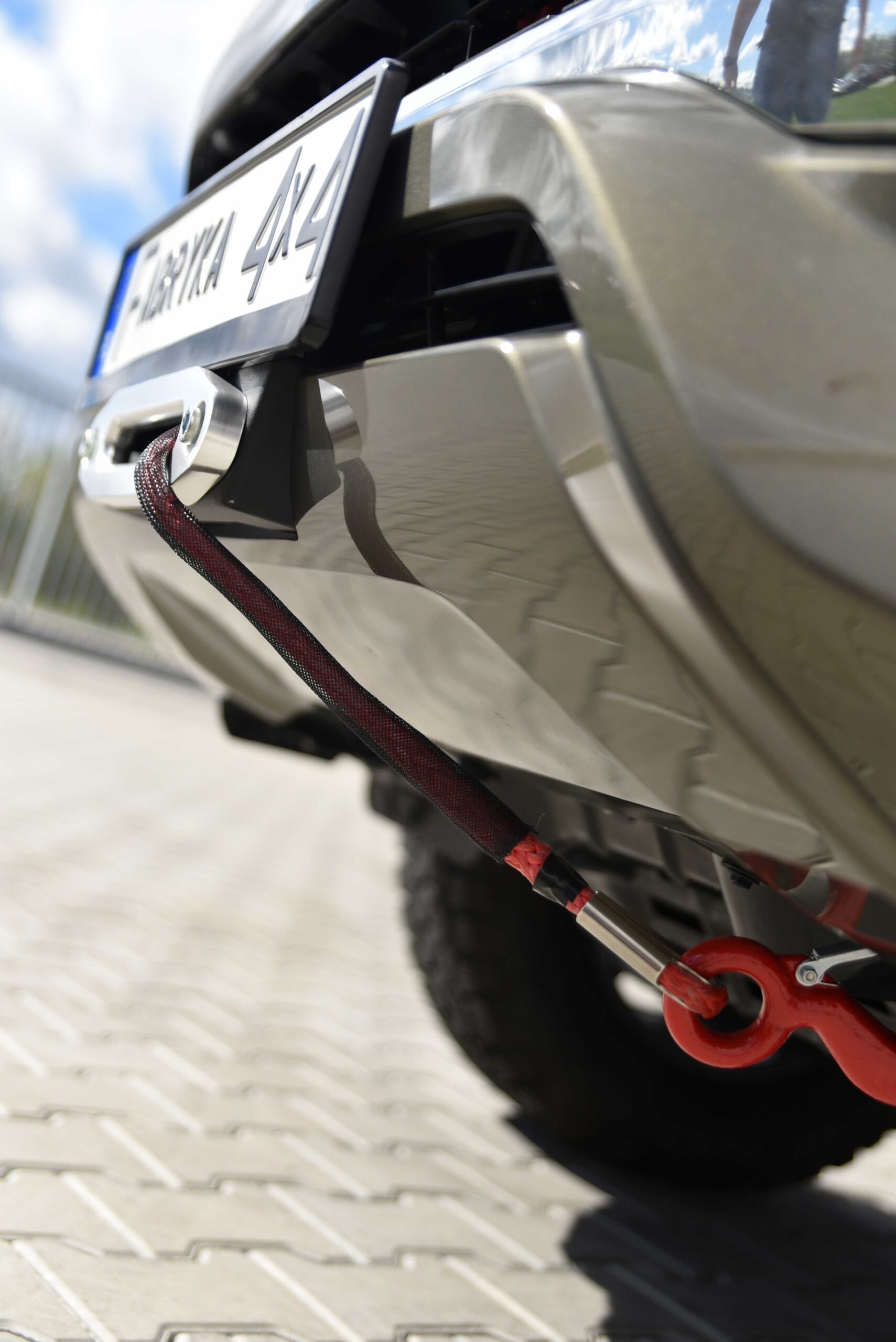 Winch mounting plate Toyota Hilux Revo 2020-