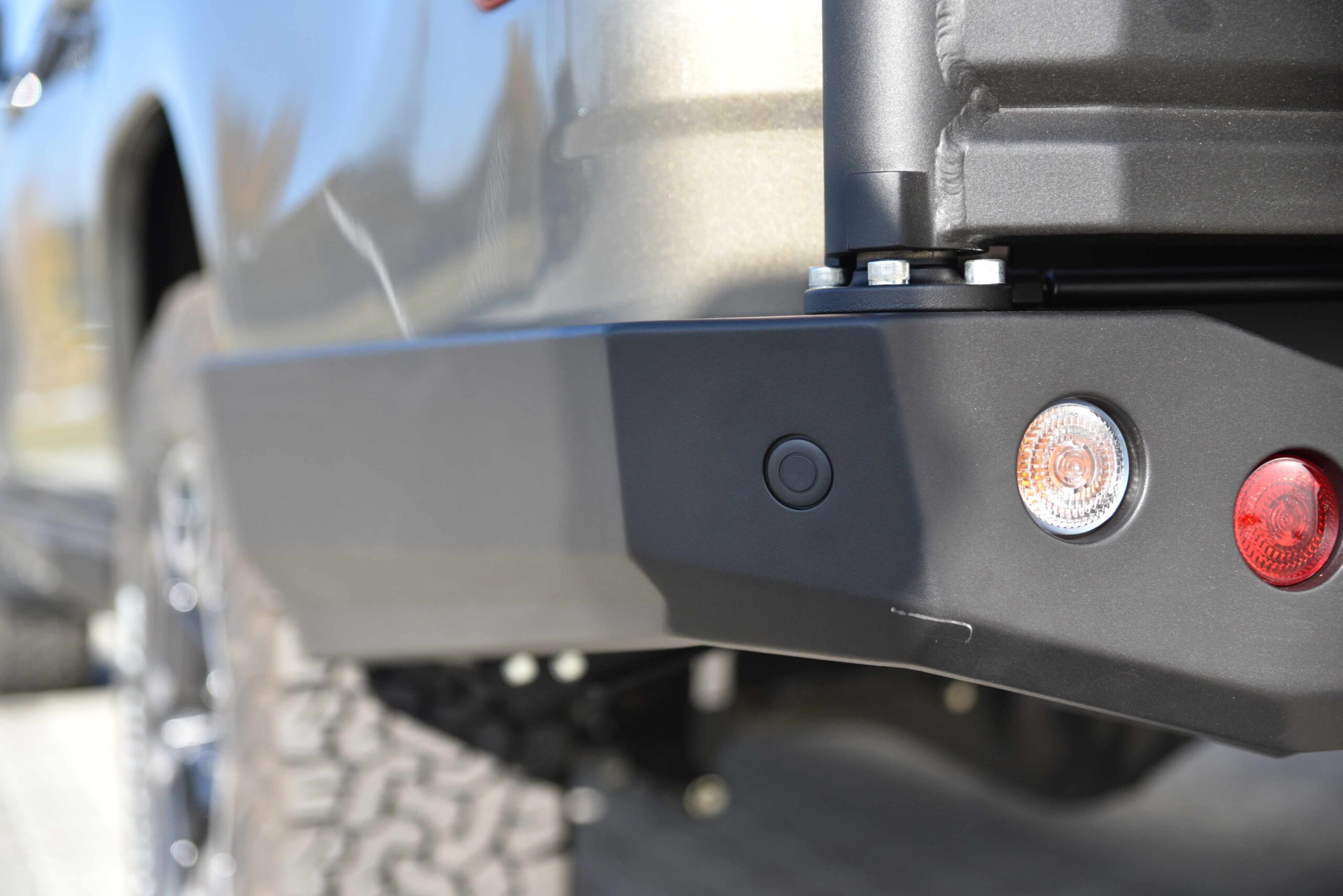 Long rear bumper, standard Toyota Hilux Revo 2020-2024