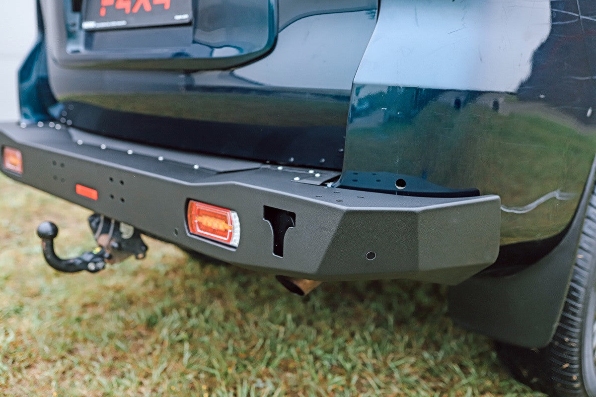Short rear bumper with LED lights Toyota Land Cruiser J150 2017-