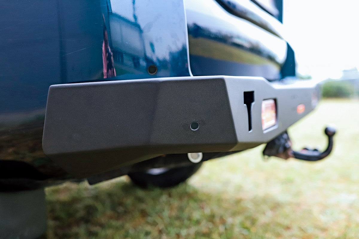 Short rear bumper with LED lights Toyota Land Cruiser J150 2017-