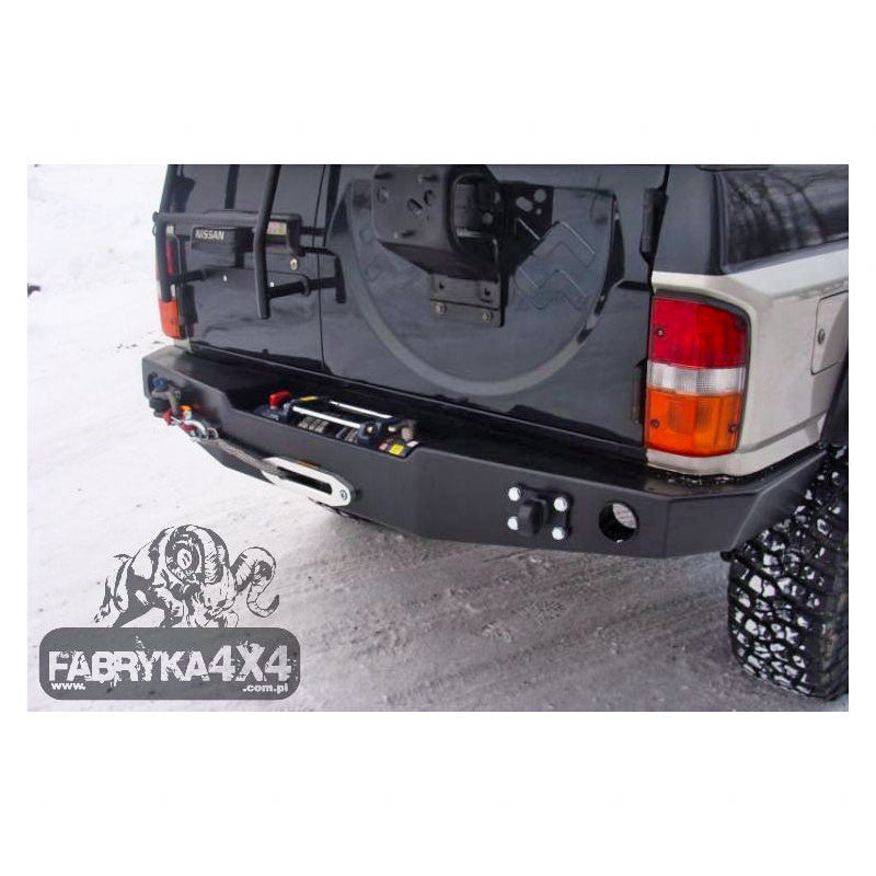 Rear bumper for winch, for trimmed body Nissan Y60