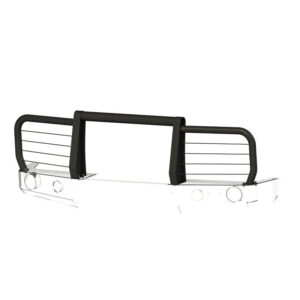 Bull bar for bumper Nissan Patrol Y60, with lights