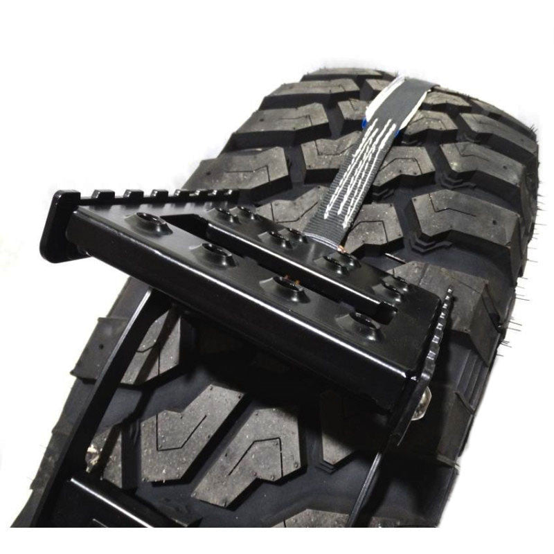 Universal ladder for spare wheel