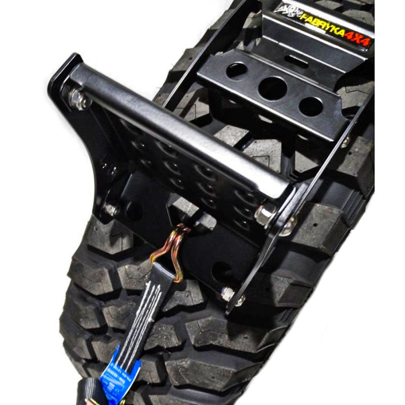 Universal ladder for spare wheel
