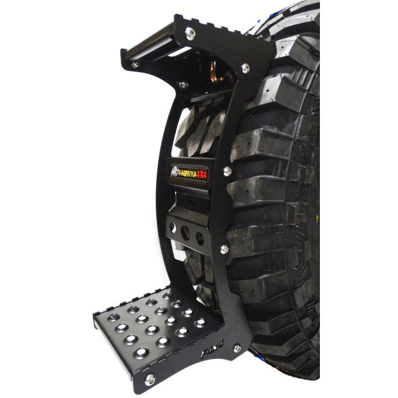 Universal ladder for spare wheel