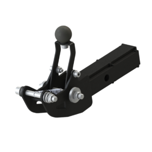 Carrier head for 2-inch tow hitch