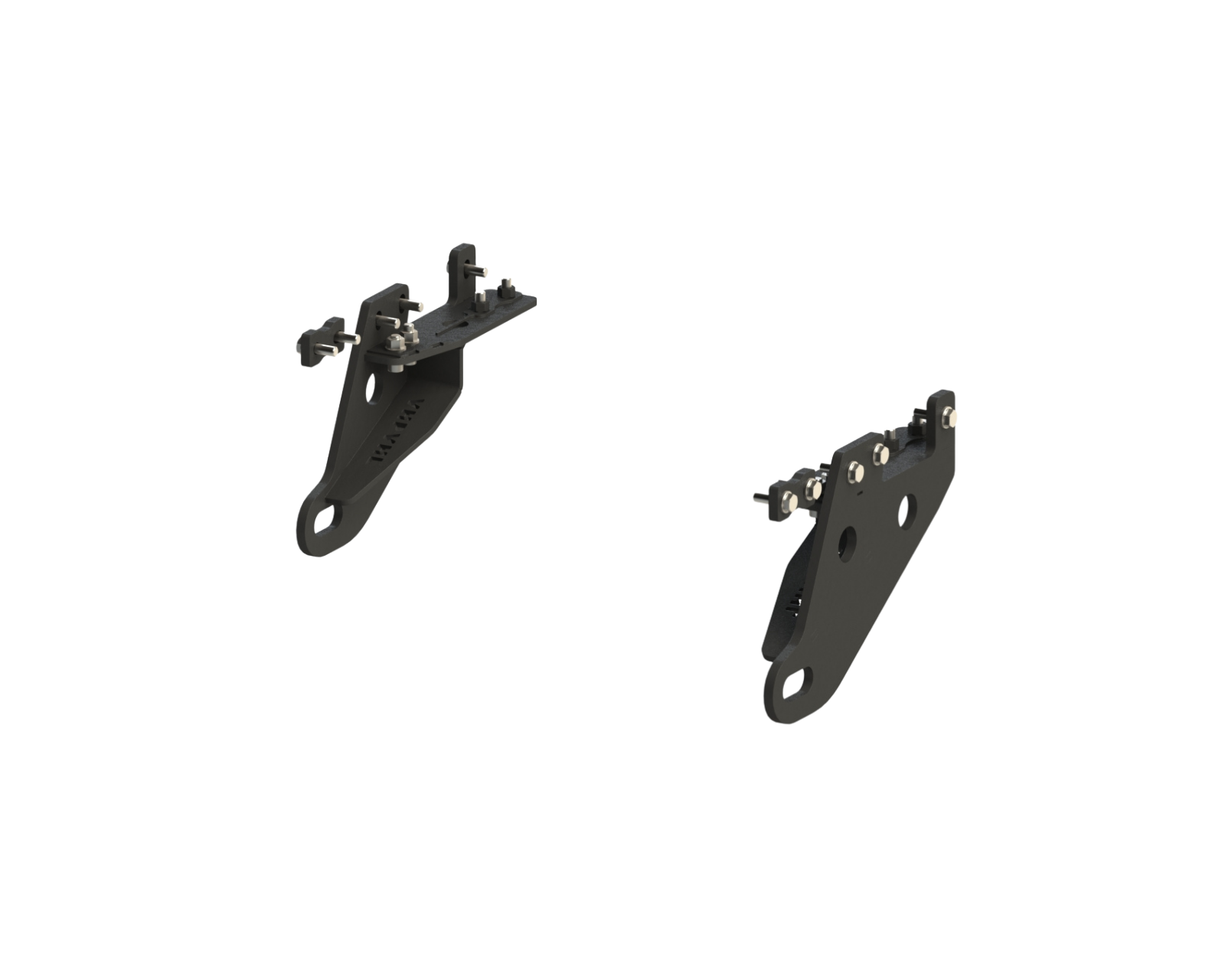 Recovery point set / tow eyes, left + right Toyota Hilux Revo 2016-2020