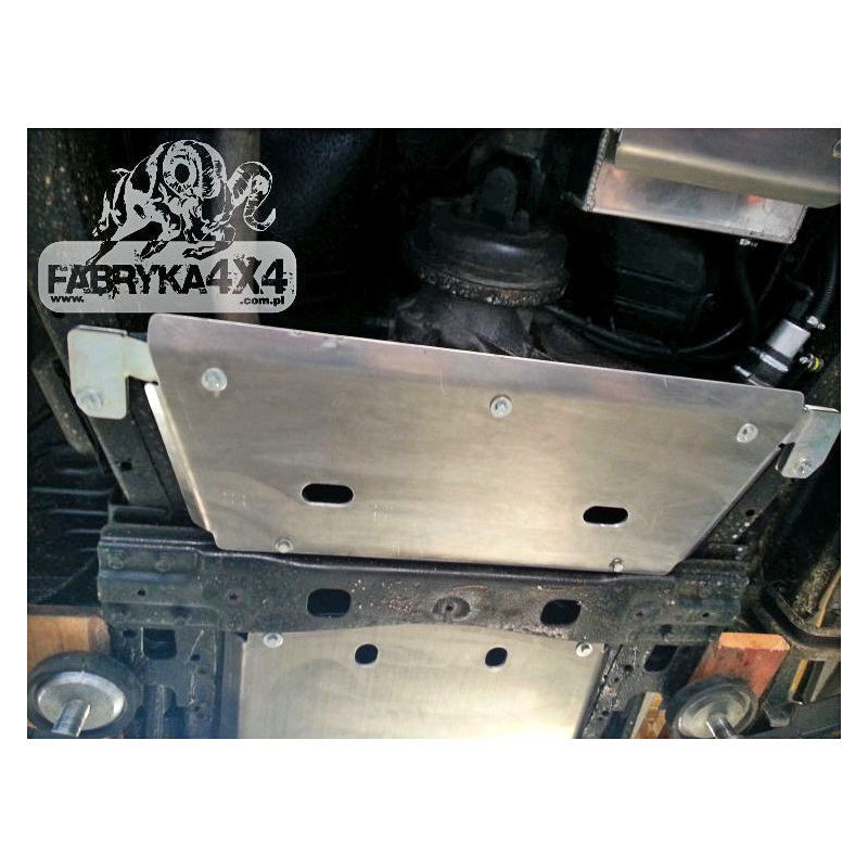 Aluminium transfer case skid plate, manual Nissan Y61/GU4