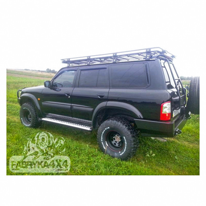 Side steps for long version Nissan Y61