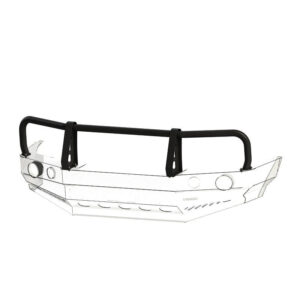 Bull bar for bumper, GU4 style Toyota LCJ90/95 96-99, version without flares