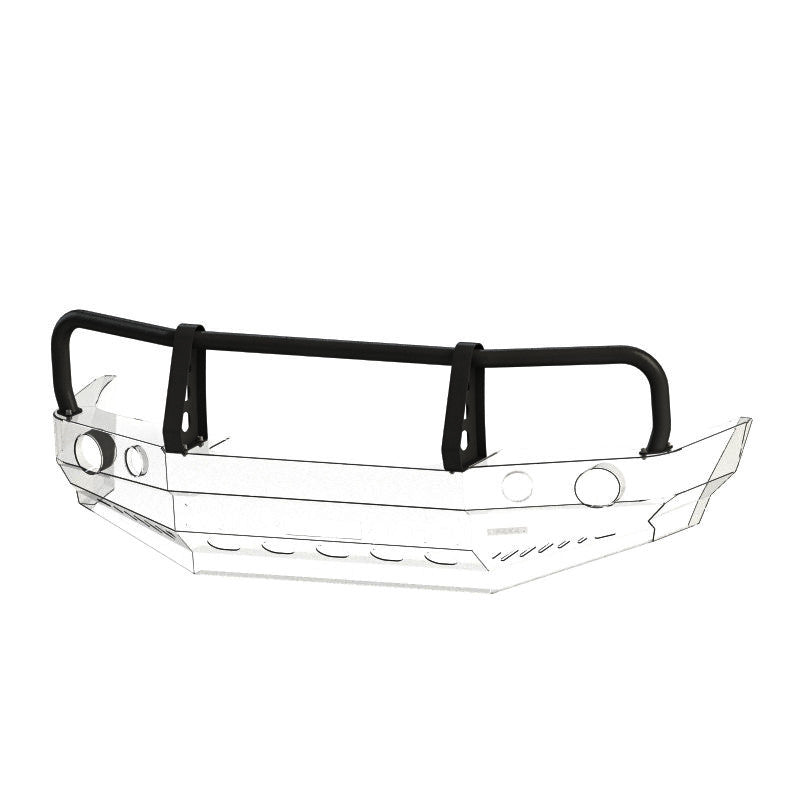 Bull bar for bumper, GU4 style Toyota LCJ90/95 96-99, version without flares