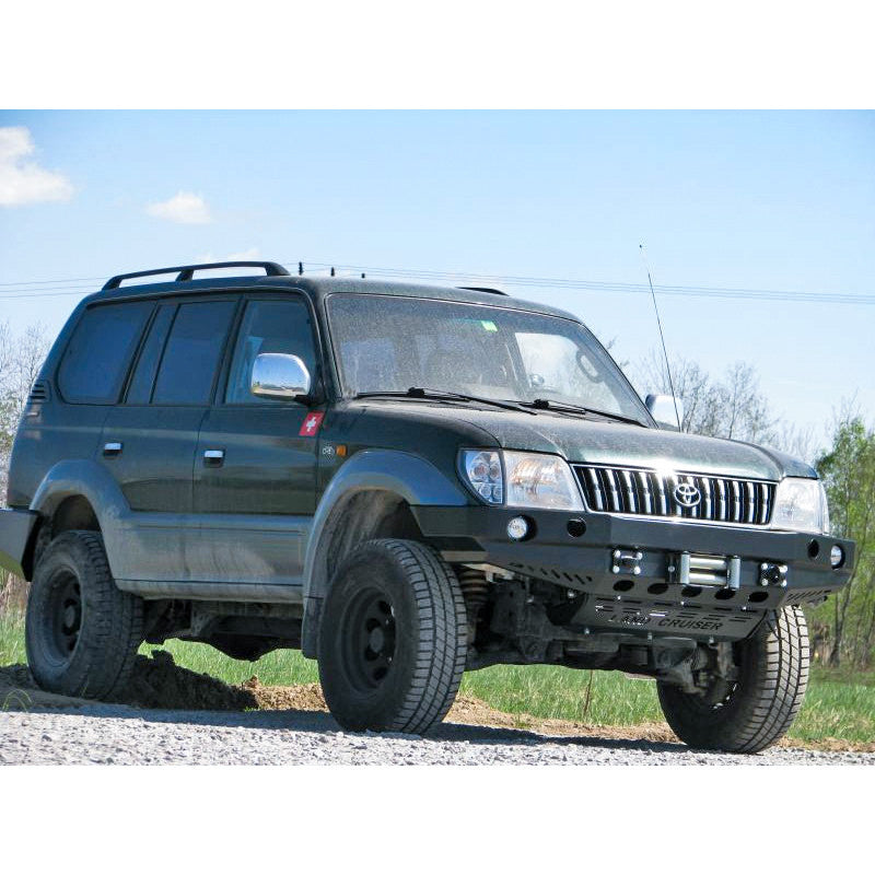 Front bumper Toyota LCJ90/95 99-02, version with flares