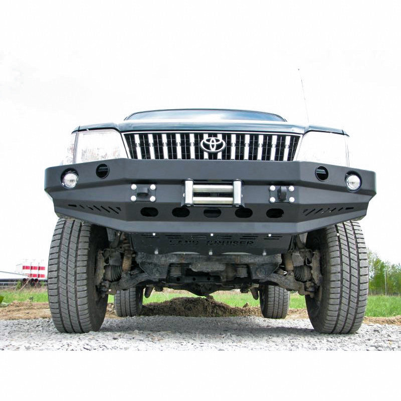 Front bumper Toyota LCJ90/95 99-02, version with flares