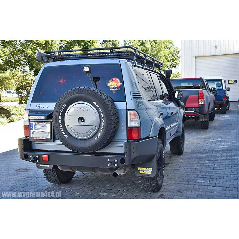 Rear bumper Toyota LCJ95 96-02, version with flares