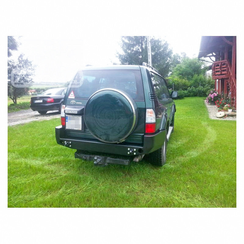 Rear bumper Toyota LCJ95 96-02, version with flares