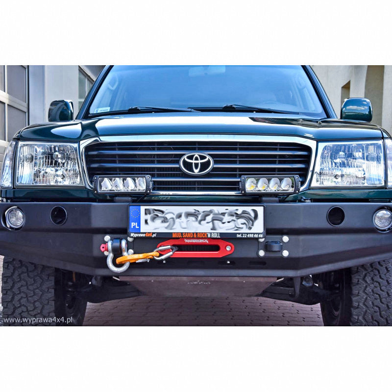 Front bumper Toyota LCJ100 98-04, pre-facelift version