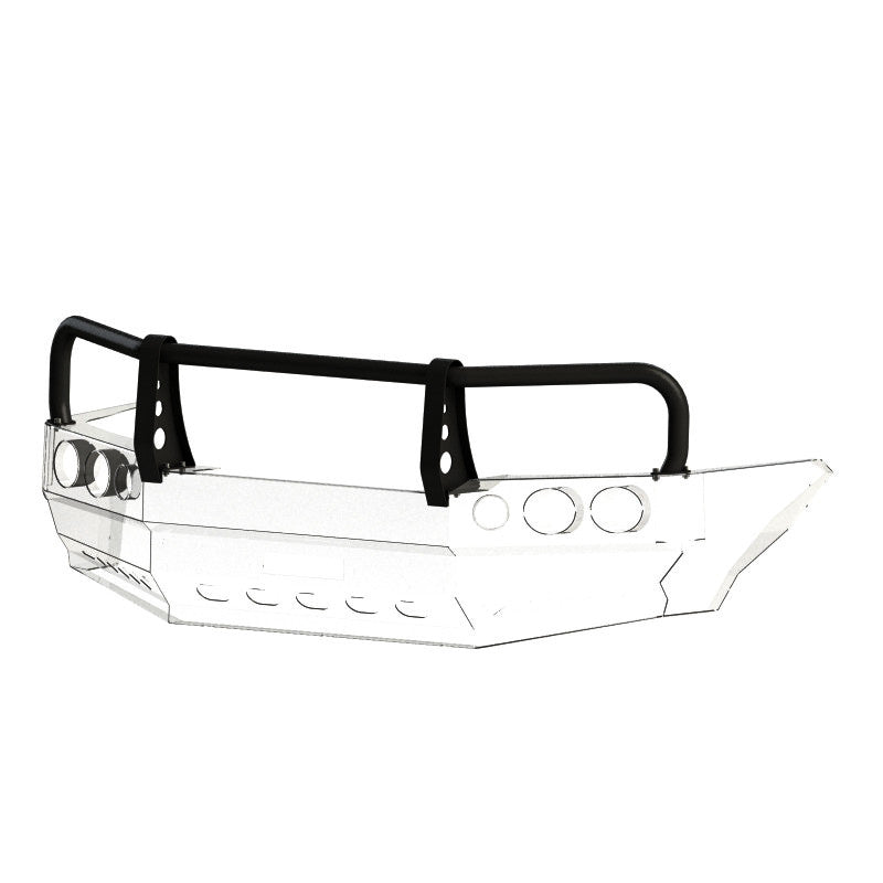 Bull bar for bumper Toyota LCJ120/125 02-09, version without flares