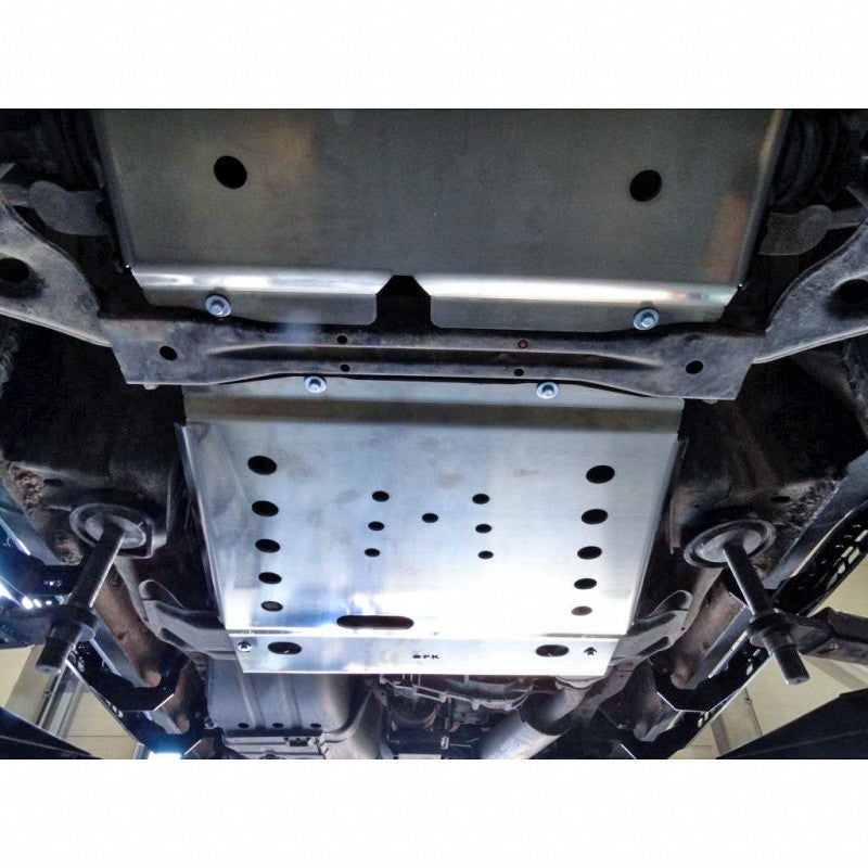Automatic gearbox skid plate, diesel Mitsubishi Pajero III 99-06