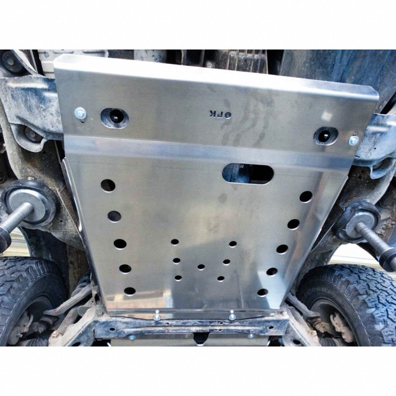 Automatic gearbox skid plate, diesel Mitsubishi Pajero III 99-06
