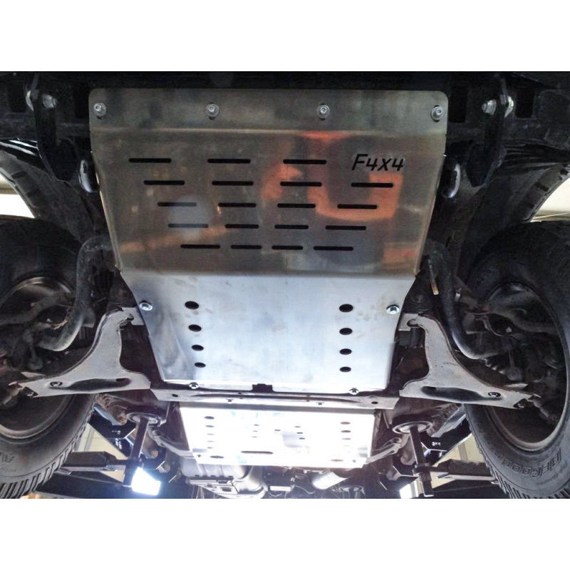 Engine skid plate, diesel Mitsubishi Pajero III 99-06