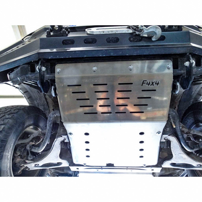 Engine skid plate, diesel Mitsubishi Pajero III 99-06