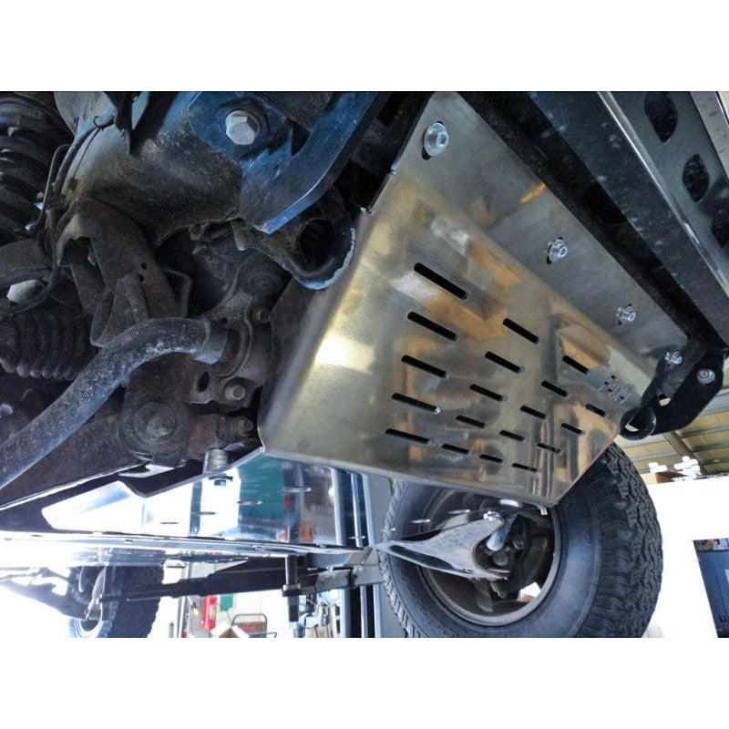 Engine skid plate, diesel Mitsubishi Pajero III 99-06