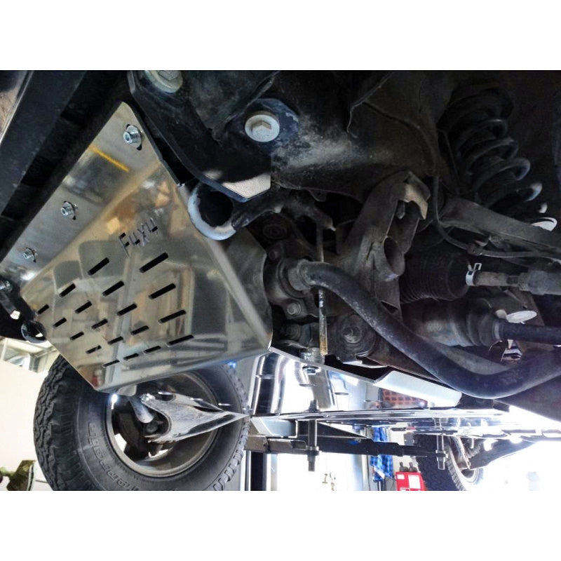 Engine skid plate, diesel Mitsubishi Pajero III 99-06