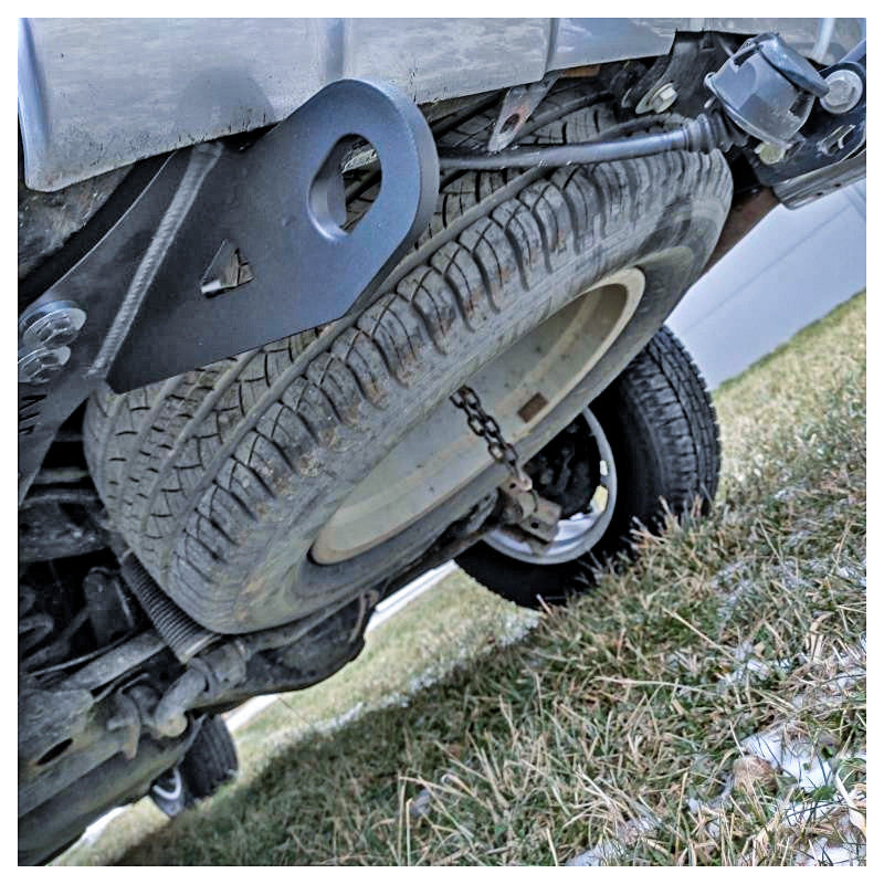 Recovery point set / tow eyes, left + right Toyota LCJ150 2013-17