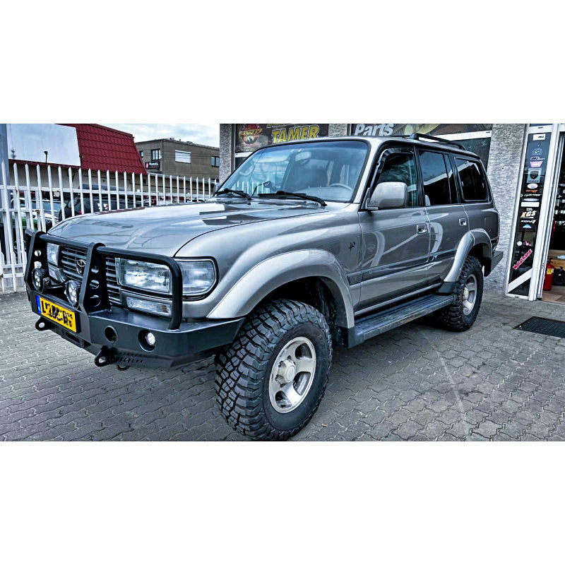 Bull bar for bumper Toyota LCJ80 89-98