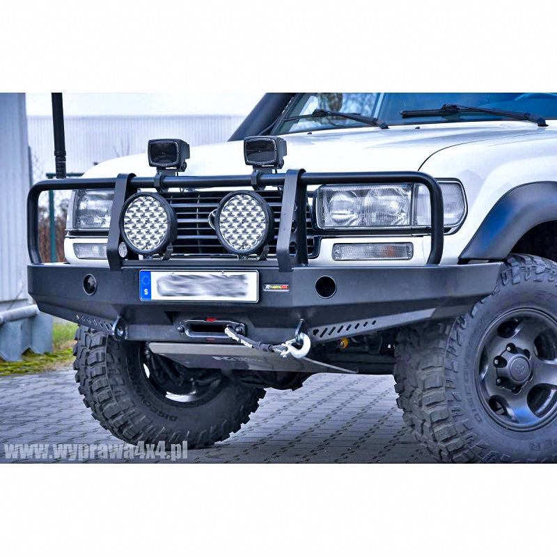 Bull bar for bumper Toyota LCJ80 89-98